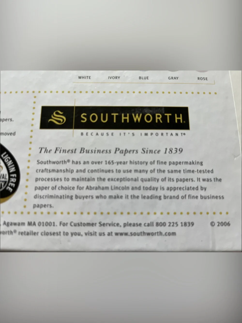 White Linen & Natural Fine Flecked Paper Pack - White and Natural
